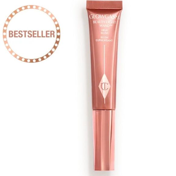 BNWT - CHARLOTTE TILBURY GLOGASM BEAUTY LIGHT WAND BLUSH - PINKGASM - Picture 1 of 4